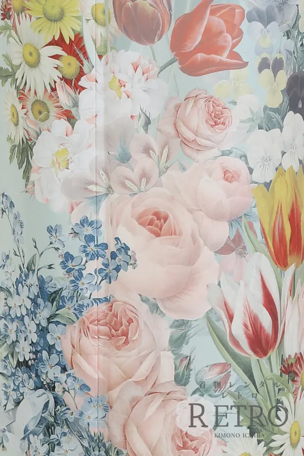 おしゃれでモダンな洋花訪問着